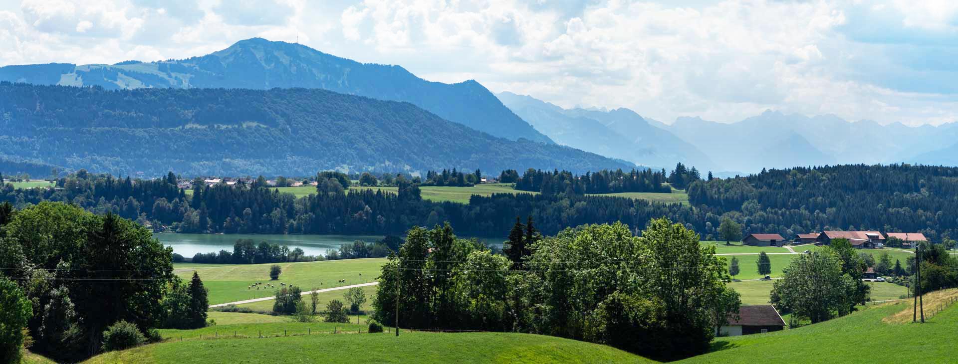 Niedersonthofener See und Grünten